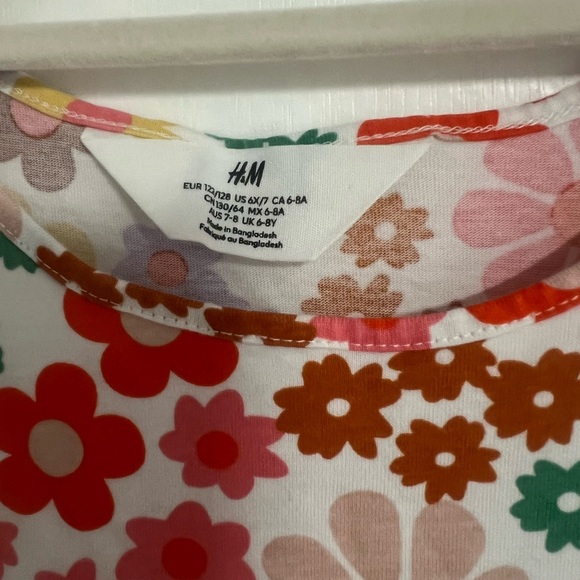 H&M Colorful Floral Kids Dress - Picture 2 of 4
